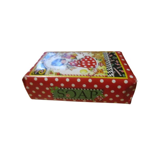Mary Engelbreit Christmas Spice Bar Soap Festive Holiday Design Three Vintage - Picture 8 of 16